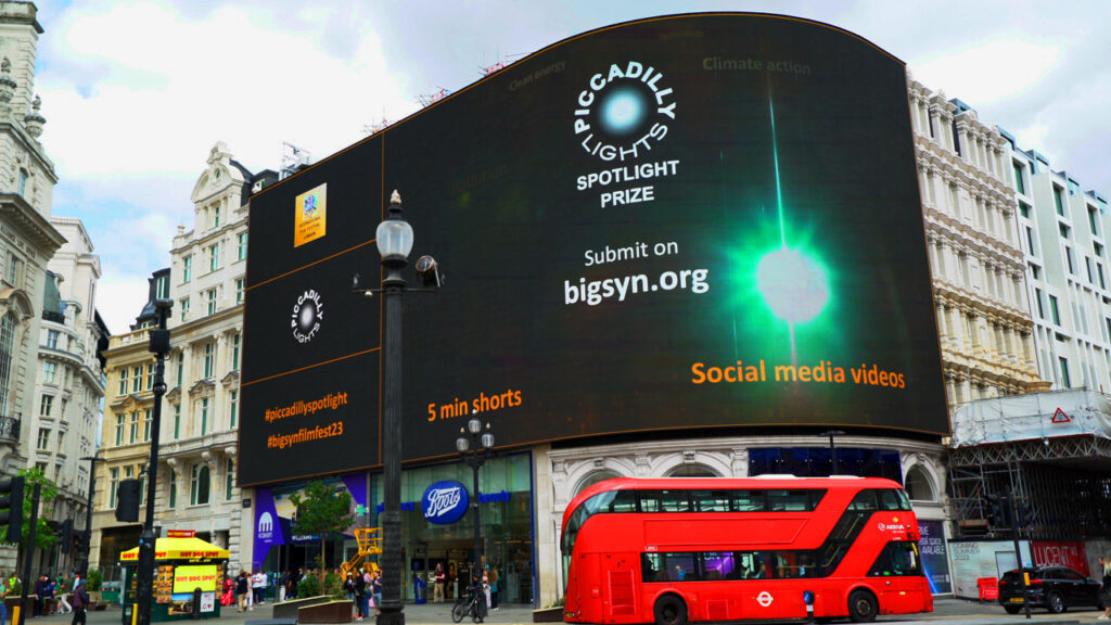 Piccadilly Lights Spotlight Prize was launched on London's iconic Piccadilly Lights, Europe's biggest screen.